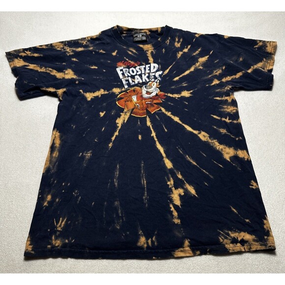2007 Frosted Flakes Custom Tie Dye Steve And Barry Shirt Shirt Sleeve Men Medium - Picture 2 of 8